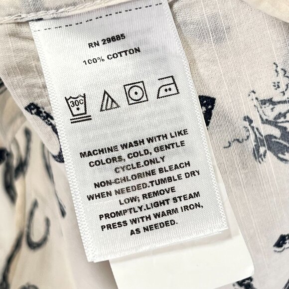 Pendleton Mens XL Short Sleeve Shirt Horseshoe Cowboy Rodeo Bronco Print Collar - Picture 8 of 13